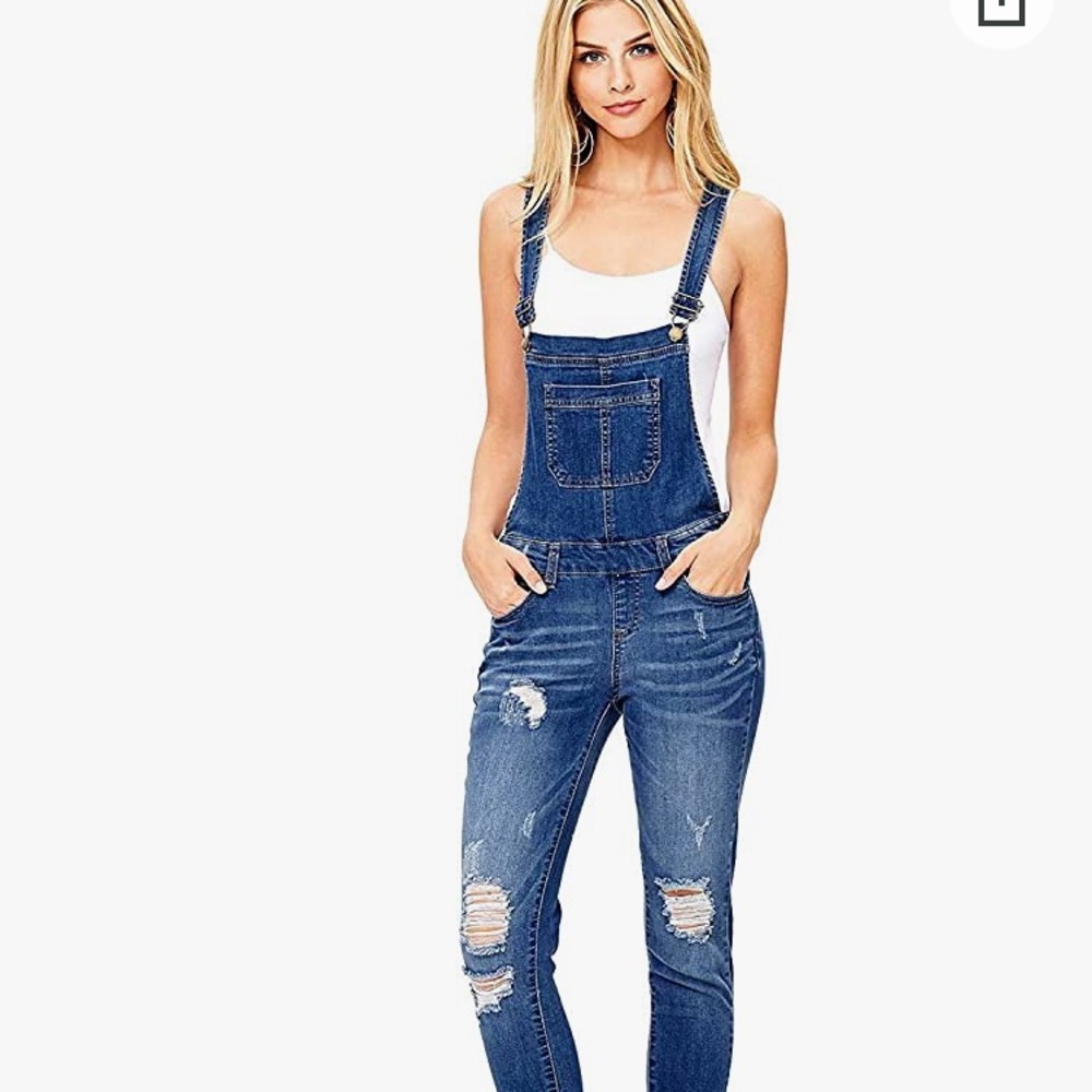 OVERALL - Distressed Max Jeans